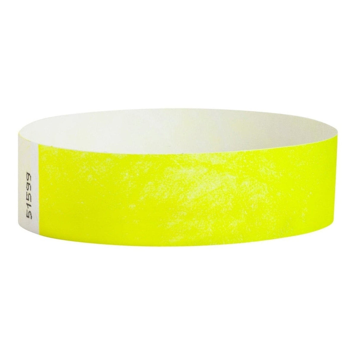 Wrist Ticket - 500 Count Yellow Glow 3/4"