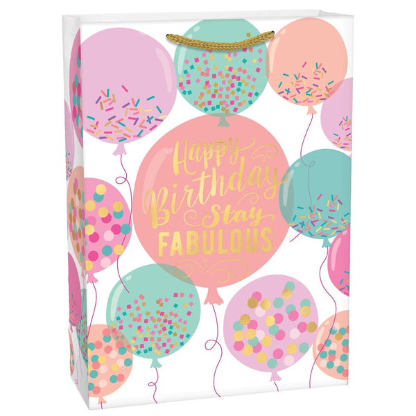 Xl Gift Bag - Birthday Balloons