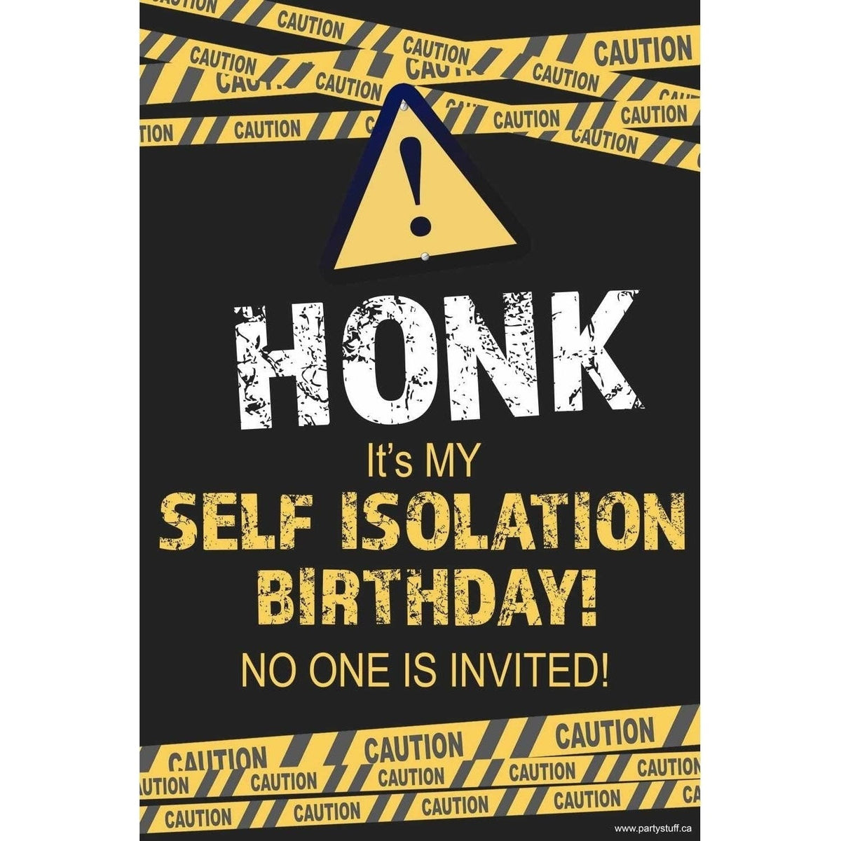Yard Sign - Self Isolation Birthday