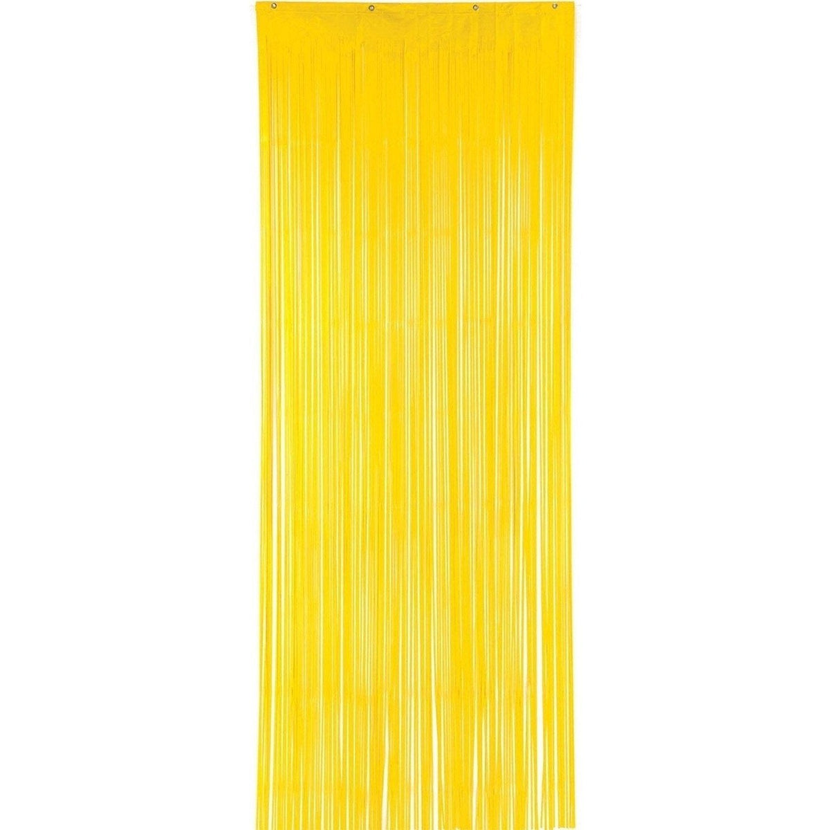 Yellow Sunshine Plastic Curtain 3' X 8'