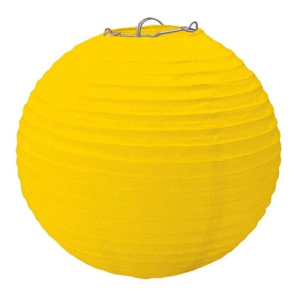 Yellow Sunshine Round Paper Lanterns